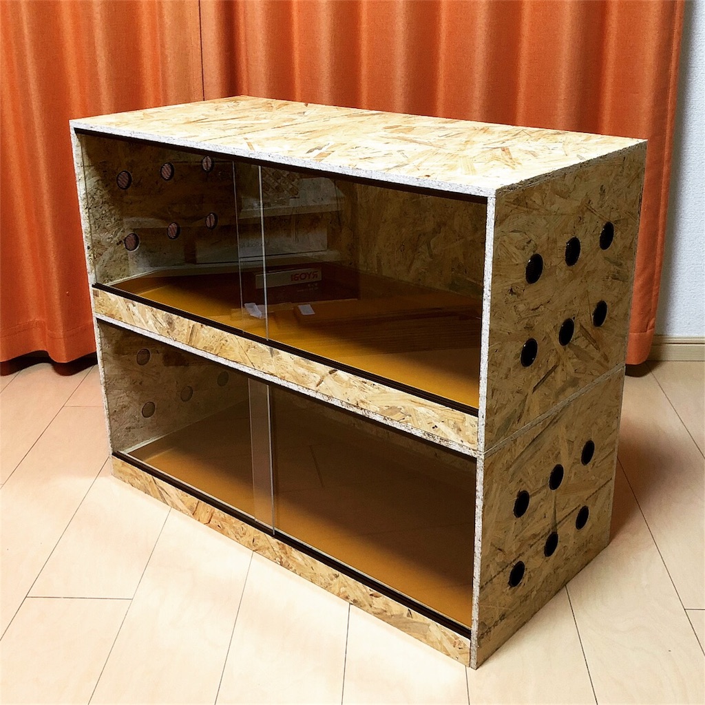 FandK爬虫類木製ケージ アルミサッシ仕様 オーダー可能 【公式通販】