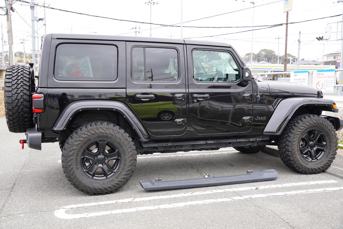 ラングラーJL】純正サイドステップ(ロックレール)取り外し交換方法
