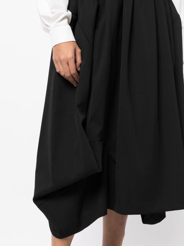 Comme Des Garçons Comme Des Garçons ギャザー スカート | ブラック