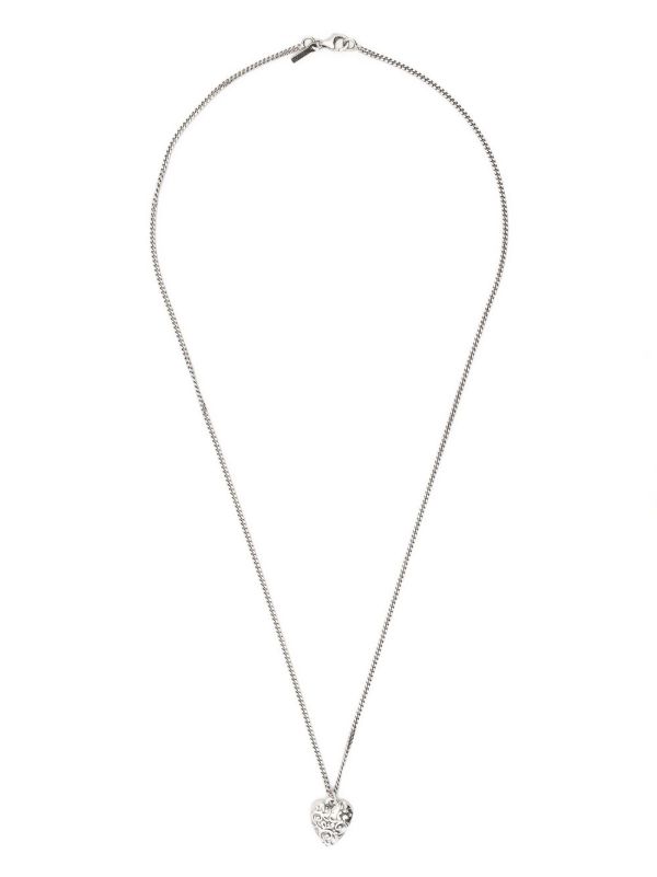 Emanuele Bicocchi Arabesque ハートペンダント ネックレス | シルバー