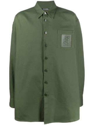 Raf Simons オーバーサイズ シャツ | グリーン | FARFETCH JP