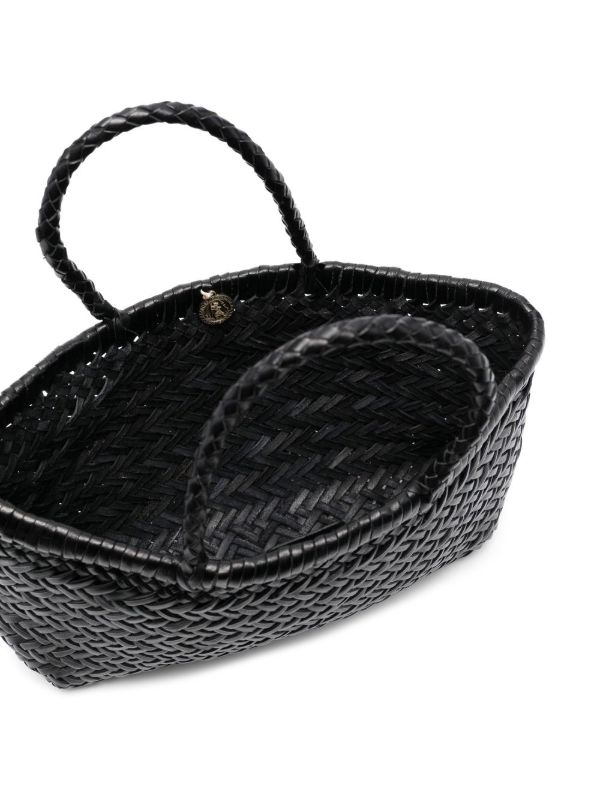 DRAGON DIFFUSION Mini Flat Gora Tote Bag | Black | FARFETCH