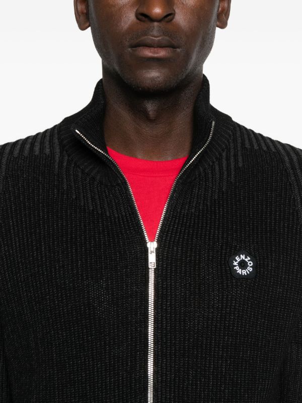 Kenzo ジップアップ カーディガン | ブラック | FARFETCH JP