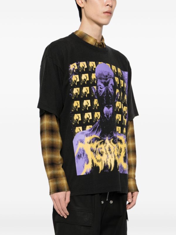 Kidill Graind The Power Tシャツ | ブラック | FARFETCH JP