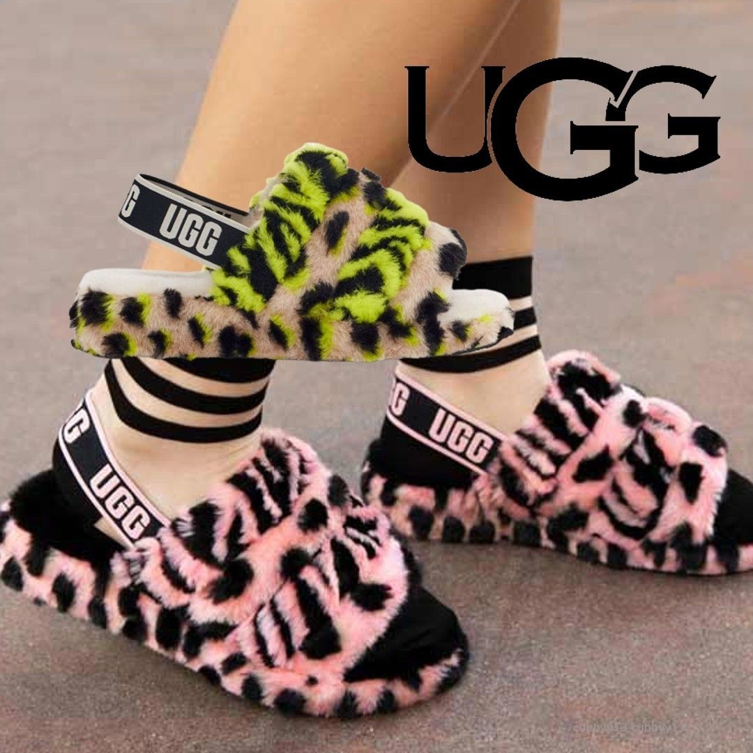 大人気】UGG☆FLUFF YEAH ANIMALIA サンダル (UGG/サンダル・ミュール