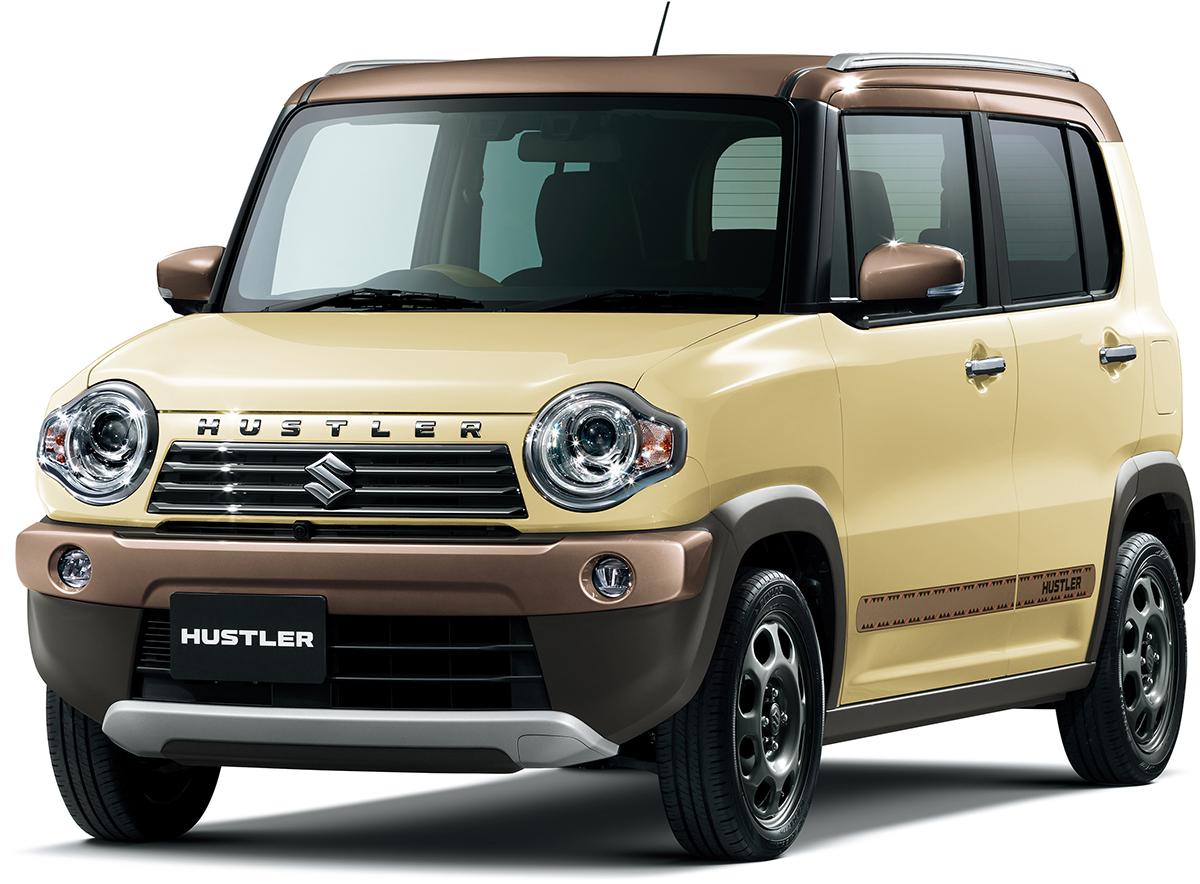 温かみのあるブラウンをイメージカラーに採用したスズキ・ハスラーの