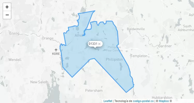 01331 ZIP Code - United States