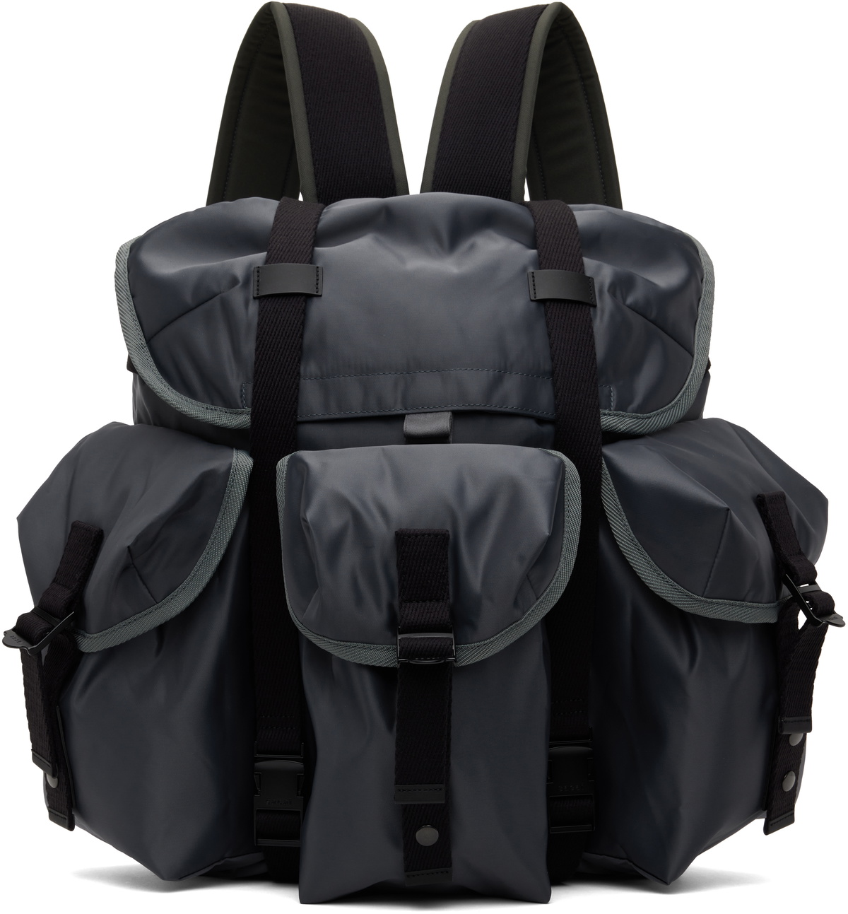 sacai Blue & Gray Alice Backpack Sacai