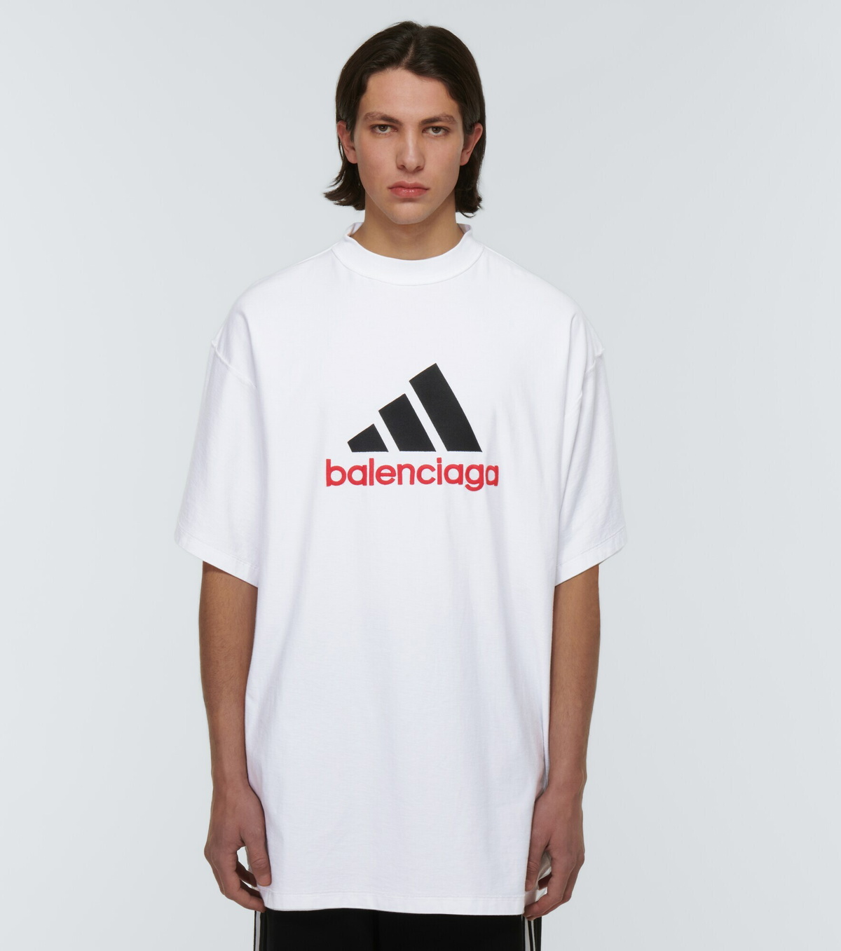 Balenciaga - x Adidas Logo cotton T-shirt Balenciaga