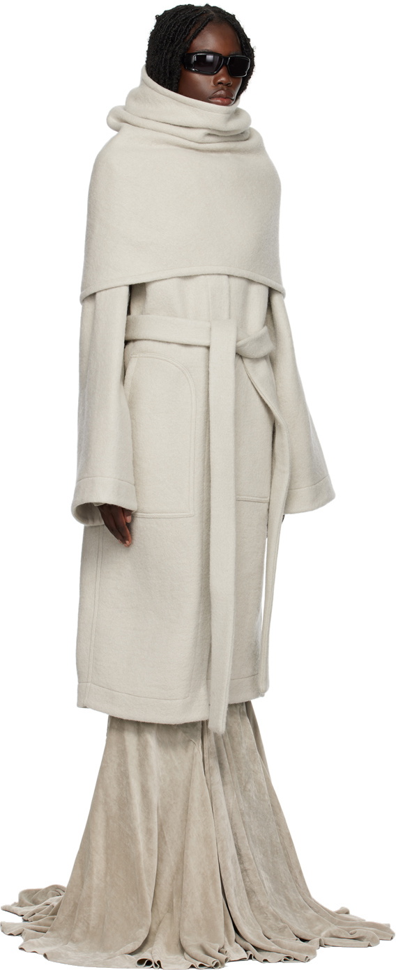 Rick Owens Off-White Dagger Coat Rick Owens