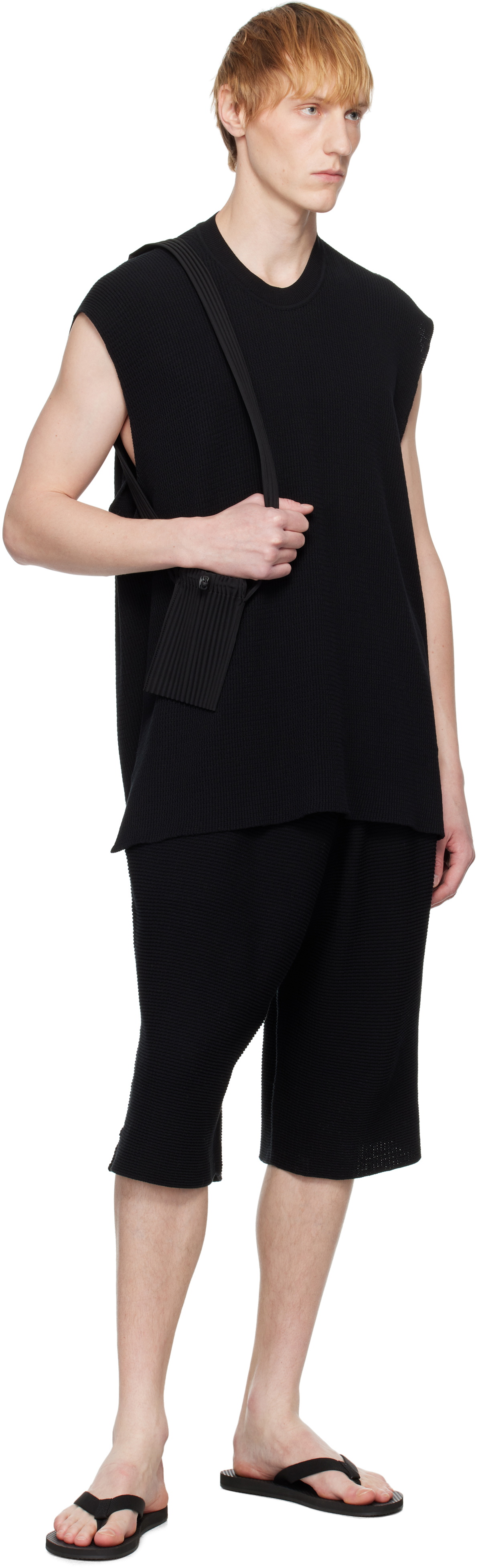 HOMME PLISSÉ ISSEY MIYAKE Black Pocket Bag Homme Plisse Issey Miyake