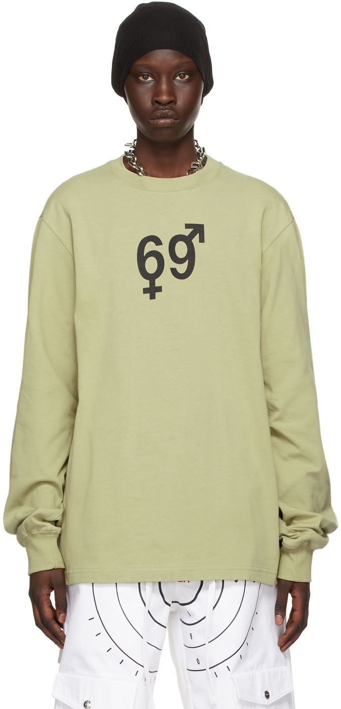 Hood by Air Tan 69 CCTV 'Veteran' Long Sleeve T-Shirt Hood By Air