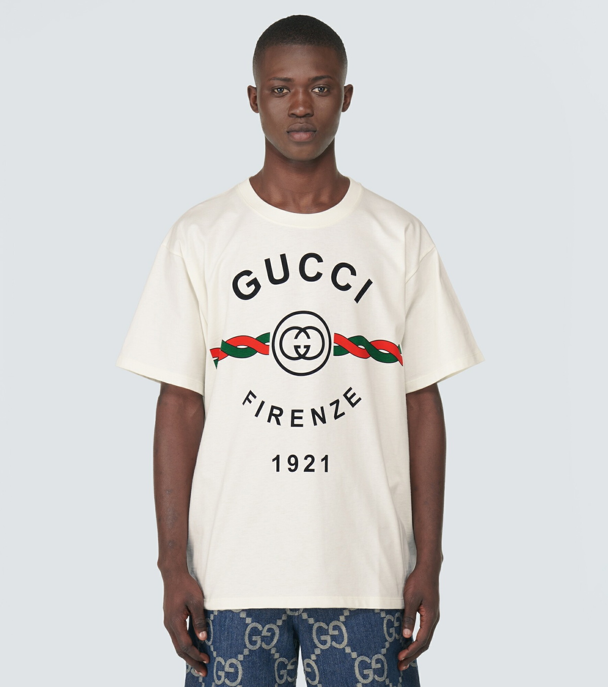 Gucci - Gucci Firenze 1921 cotton T-shirt Gucci
