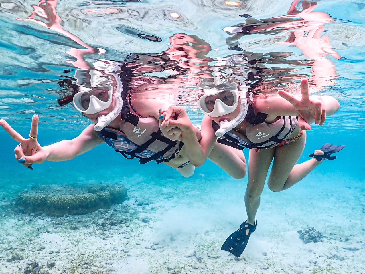 沖縄・宮古島】超高確率ウミガメシュノーケリング＆星空/南国