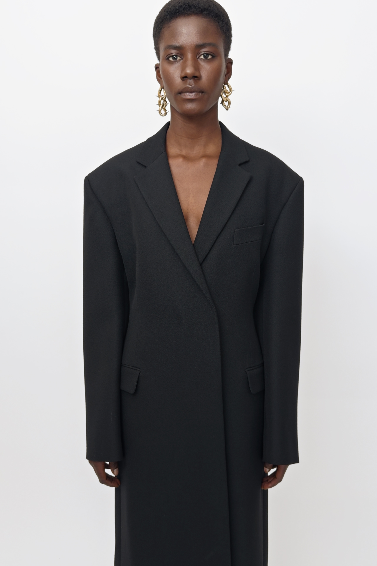 Acne Studios - Double-breasted wool coat - Black
