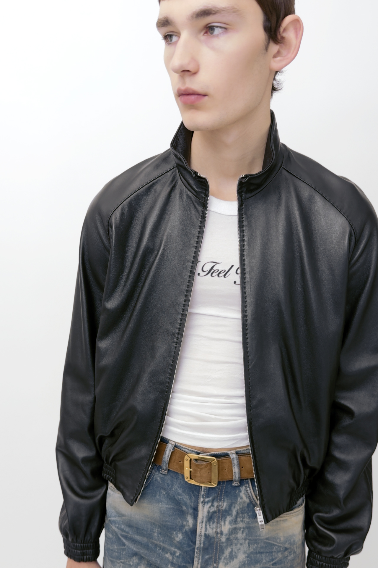 Acne Studios - レザージャケット - ブラック