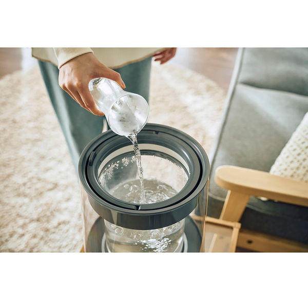 QUADS ガラススチーム加湿器 GLASS(グラス) アイボリー QS549IV 1台