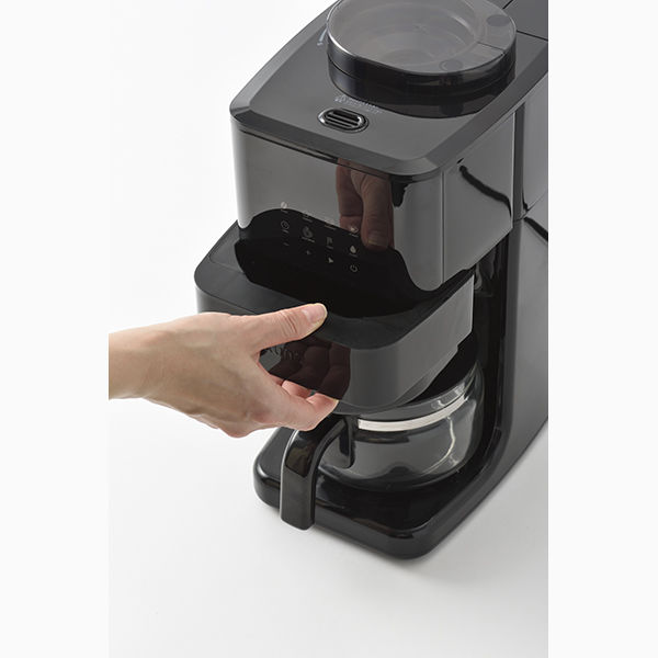 BRUNO コーン式ミル付き全自動コーヒーメーカー(ブラック) BOE144-BK 1