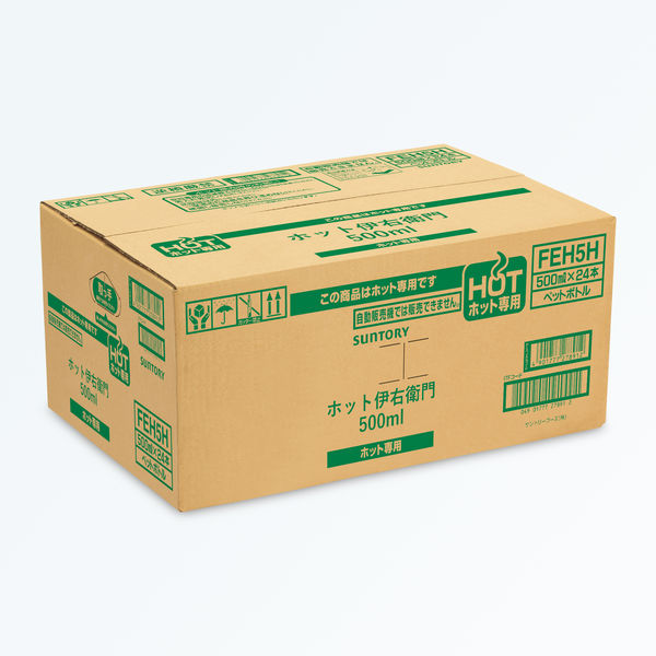 サントリー ホット伊右衛門 500ml 1箱（24本入） - アスクル