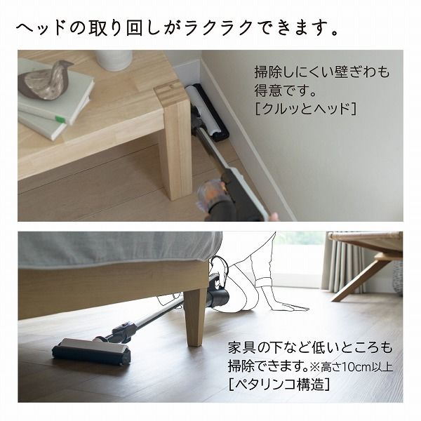 日立 掃除機 コードレススティック PV-BS1L W ホワイト 日本製 軽量