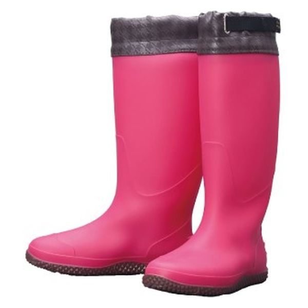 阪神素地 農業専用長靴ロング(京の農林女子モデル) ベリーピンク S