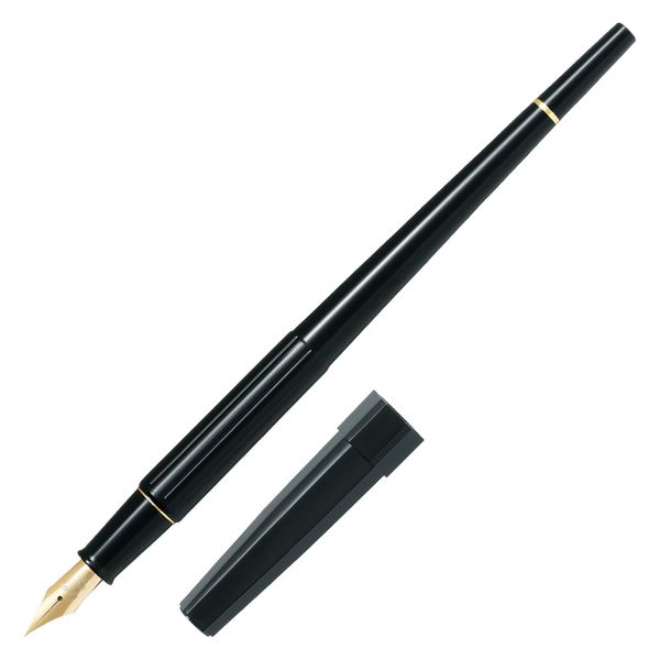 パイロット 万年筆 デスクペン 金色仕様 ブラック軸 極細字（EF） P