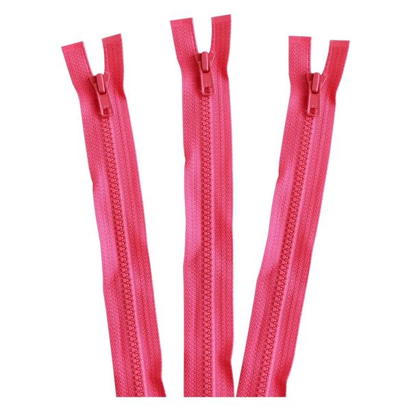 YKK 日本紐釦 ビスロンオープンファスナー 60cm 同色3本入 col.516