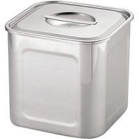 三宝産業 UK HACCP 角・深型キッチンポット 18cm 09022180 1個 - アスクル