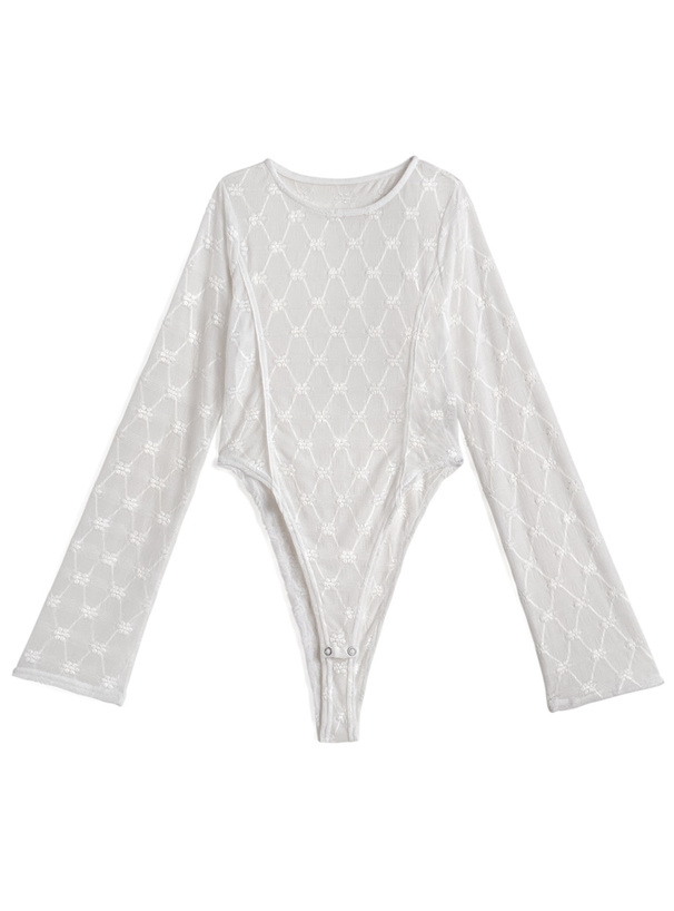 花柄レースボディスーツ[ask135] | レディースファッション通販の