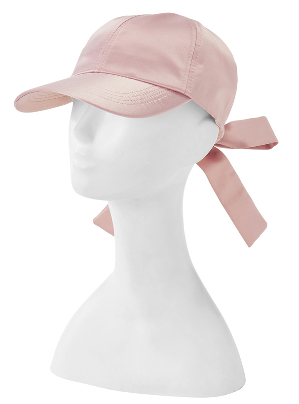 バックリボンサテンキャップ[bl133] | レディースファッション通販の