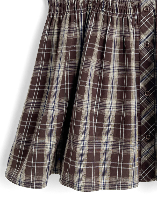 チェック柄キャミソールトップス[gn465] | レディースファッション通販