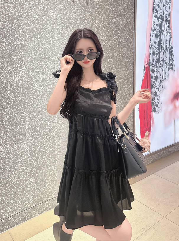 フリルリボンティアードミニワンピース[gn478] | レディース