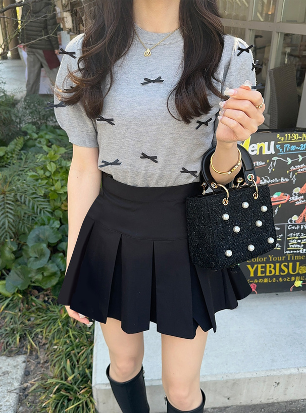 リボンニットトップス[gn203] | レディースファッション通販のグレイル