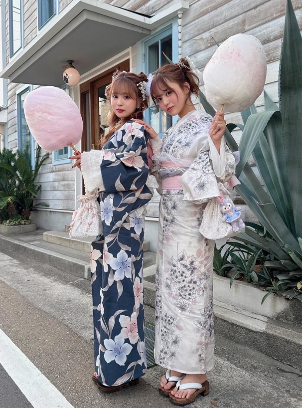 百合浴衣セット[gi1328] | レディースファッション通販のグレイル(GRL