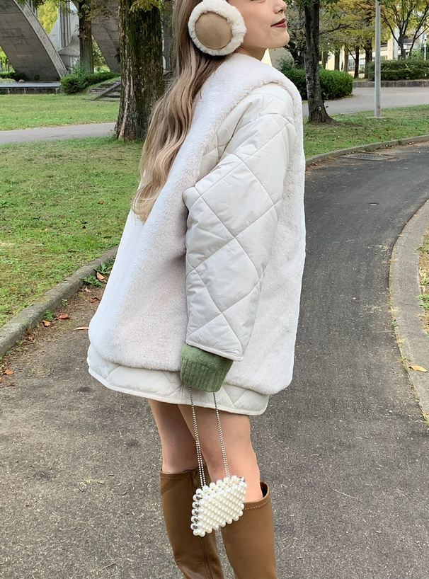 ファーベストXキルティングジャケットセット[fo1618] | レディース