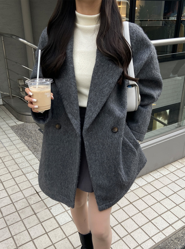 シャギーテーラードコート[fo1805] | レディースファッション通販の