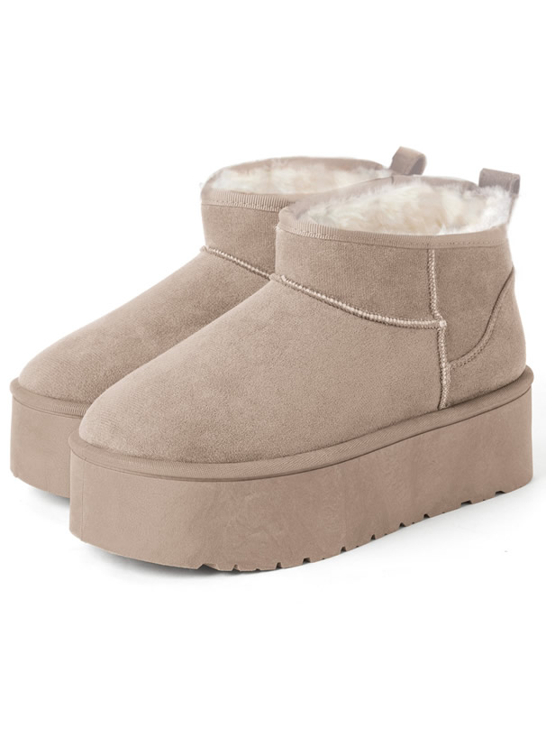 厚底ムートンブーツ[fa049] | レディースファッション通販のグレイル