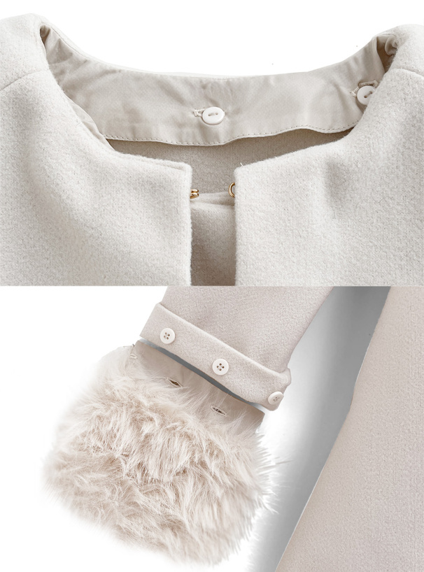 マルチWayケープベルトファーフレアコート[kz572] | レディース