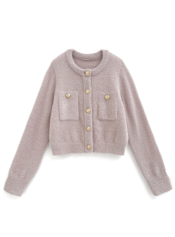 ラメフェザーカーディガン[kz618] | レディースファッション通販の