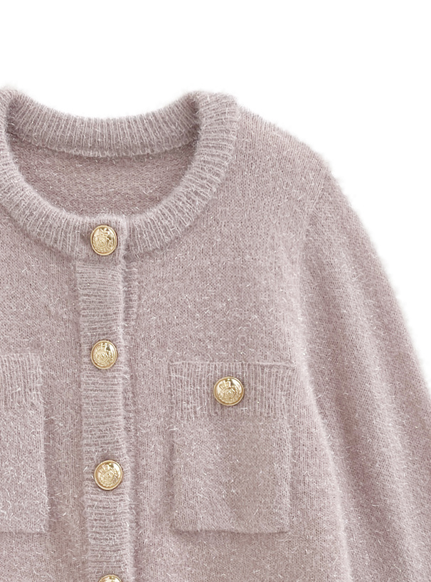 ラメフェザーカーディガン[kz618] | レディースファッション通販の