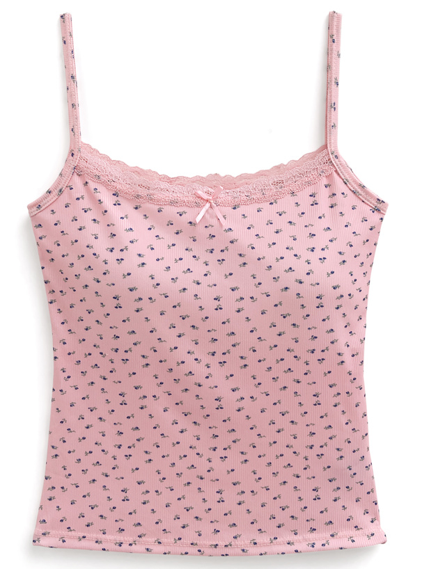 カップ付き花柄レースキャミソール[sda73] | レディースファッション