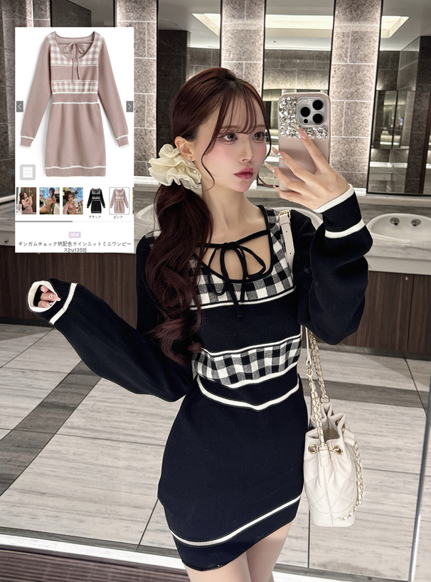 d.i.a. ダイヤ ワンピース ベアトップ 豹柄 レース ギャル ミニワンピ