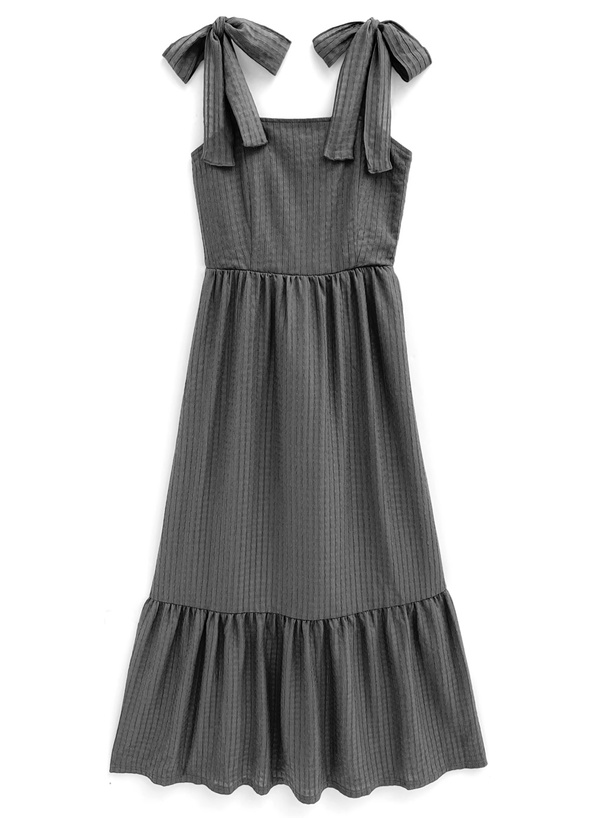 ショルダーリボンティアードワンピース[tg677] | レディース