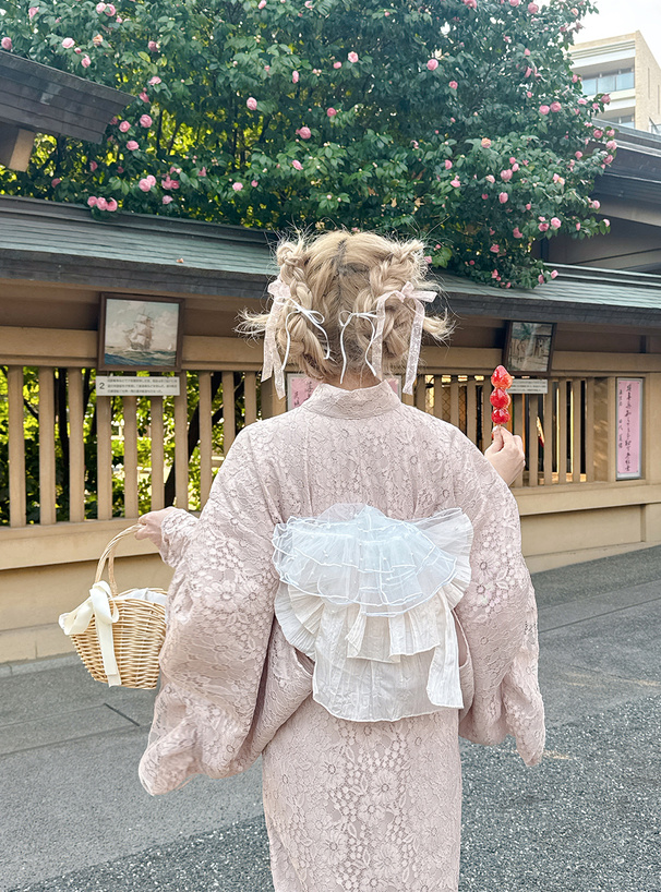 3点セット2Wayレースフリルセパレート浴衣[tu1514] | レディース