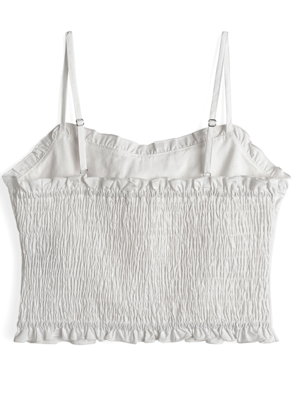 花柄刺繍リボンフリルキャミソール[tu1706] | レディースファッション