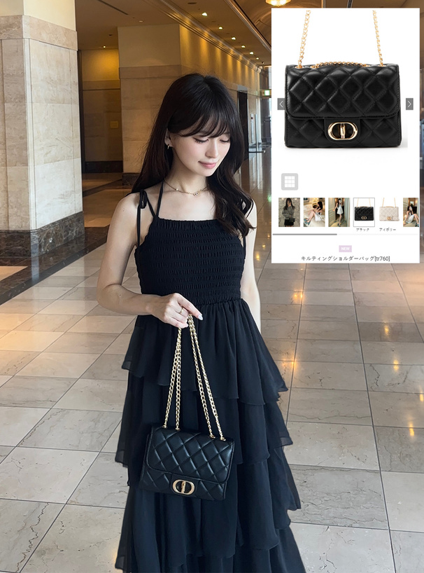 キルティングショルダーバッグ[tr760] | レディースファッション通販の