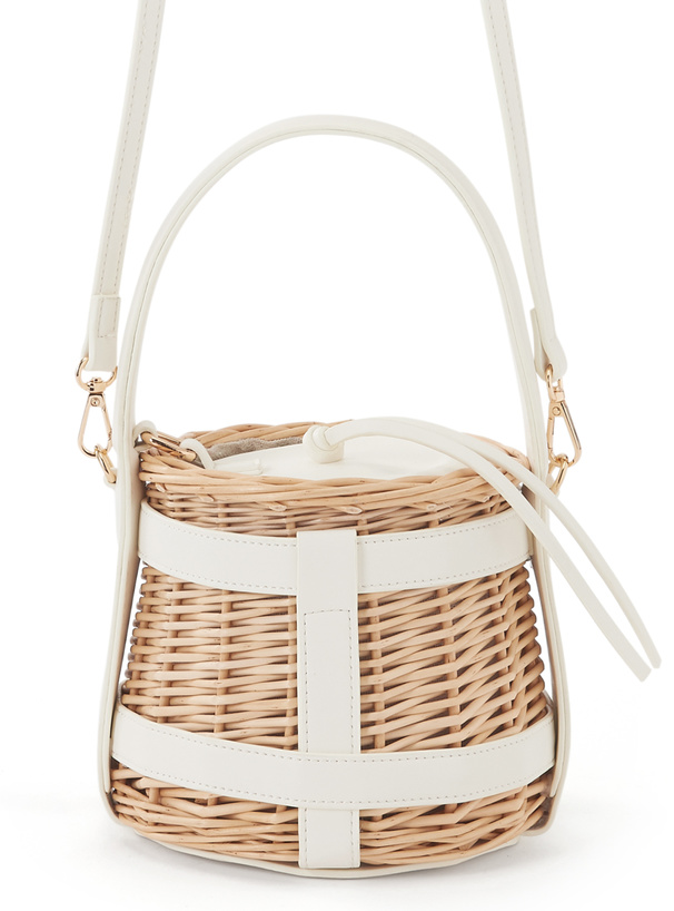 2Wayレザーコンビラタンかごバッグ[tr878] | レディースファッション