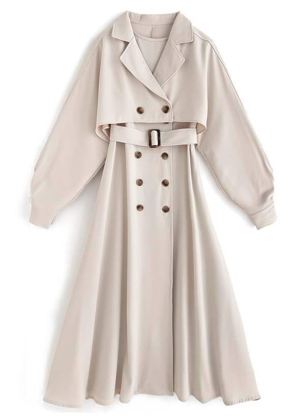 ベルト付き3Wayトレンチコート[tw1045] | レディースファッション通販