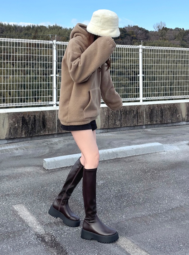 ストレッチ厚底ロングブーツ[zr1283] | レディースファッション通販の