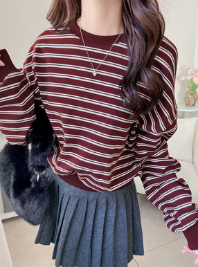 ボーダー柄トップス[pm776] | レディースファッション通販のグレイル